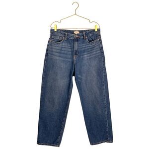 Forever 21 Blue Jeans Womens Size 30 Wide Leg‎ Baggy Relaxed Boyfriend Denim 375